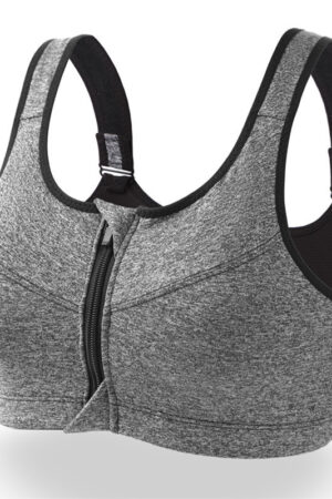 Activewear Front-Zip Sports Bra for Women